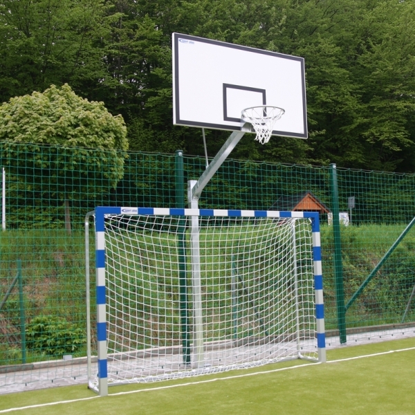 Hliníkové hádzanárske bránky, 3x2 m, rám priskrutkovaný v rohoch Hliníkové hádzanárske bránky, 3x2 m, rám priskrutkovaný v rohoch