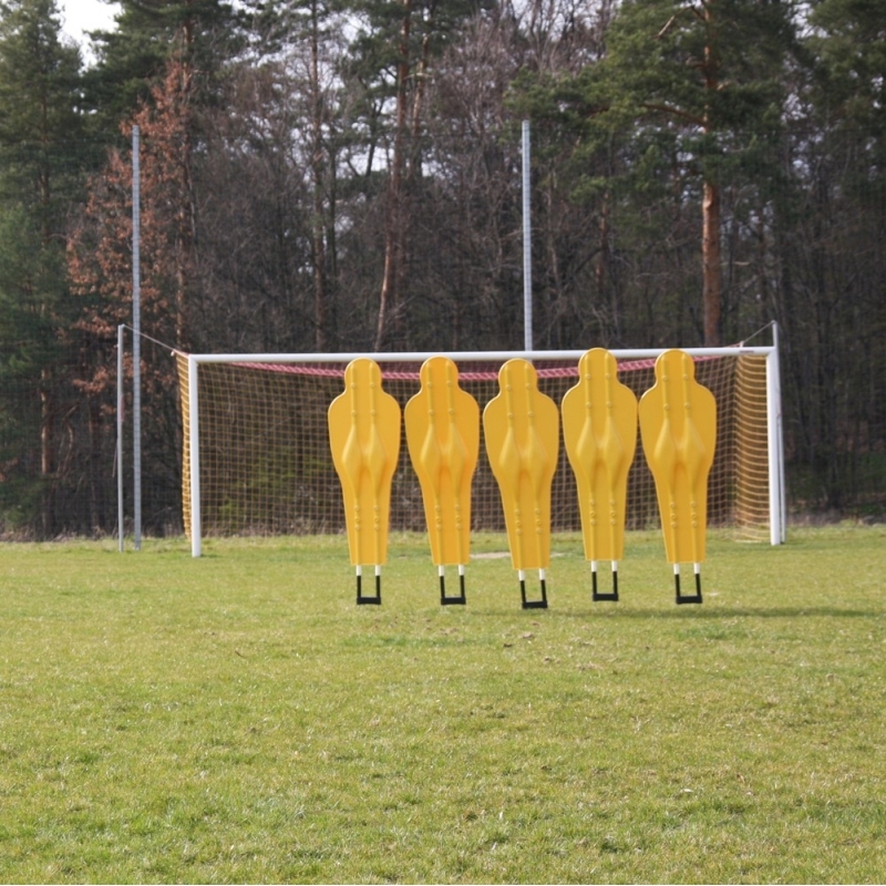 Sklápacia futbalová tréningová stena (5 figúr)