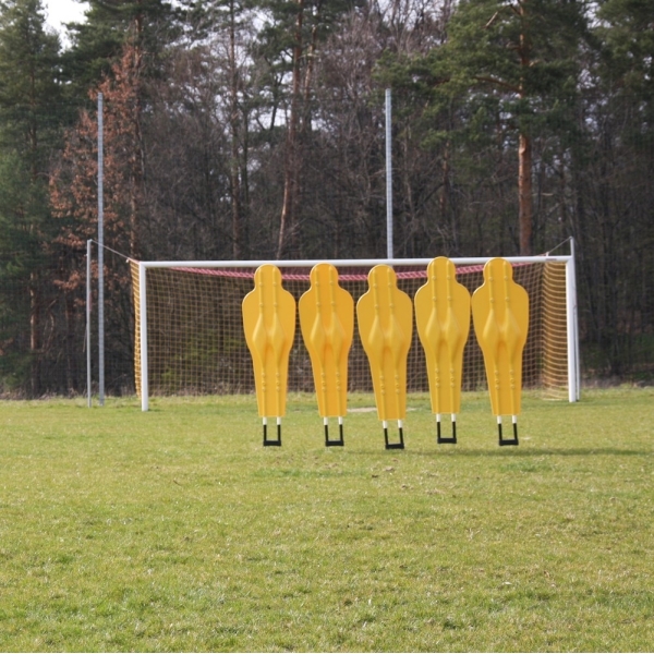 Sklápacia futbalová tréningová stena (5 figúr)