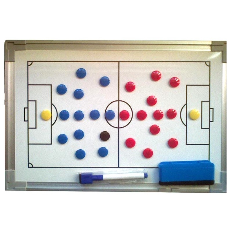 Tabuľa s futbalovou taktikou, magnetická, 90 x 60 cm