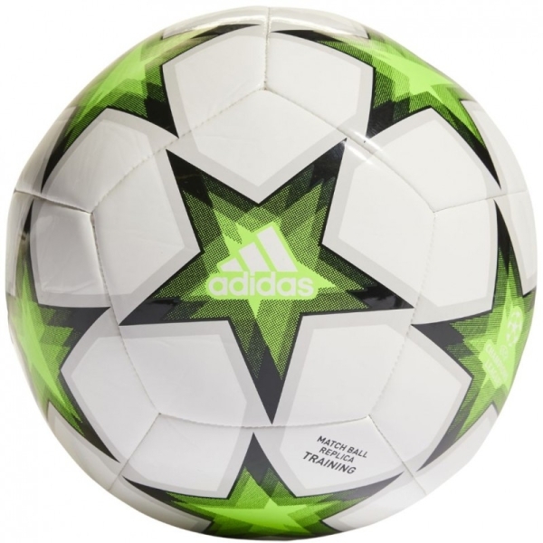 Futbalový lopta Adidas Finale Club, veľkosť 4, farba biela a zelená