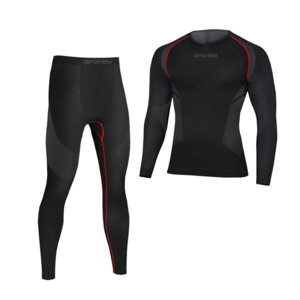 Pánske termoprádlo Spokey, 928782, veľkosť XL/XXL, farba sivá/čierna