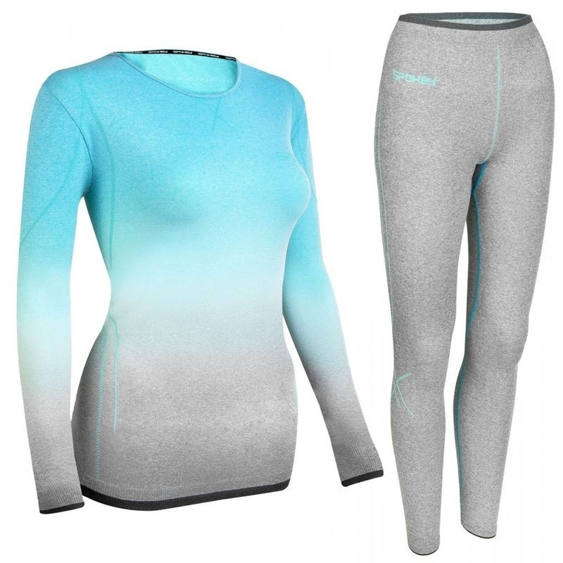 Dámske termoprádlo Spokey, 928776, veľkosť L/XL, farba šedo-modrá