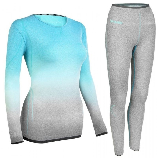 Dámske termoprádlo Spokey, 928776, veľkosť L/XL, farba šedo-modrá Dámske termoprádlo Spokey, 928776, veľkosť L/XL, farba šedo-modrá