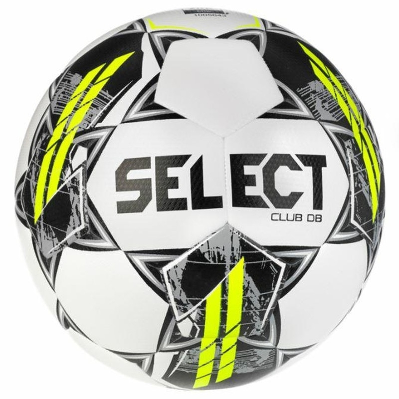 Futbalová lopta Select Club DB, veľkosť 5, biela/šedá/vodová farba