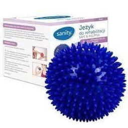 Rehabilitačný ježko s loptičkou, 10 cm