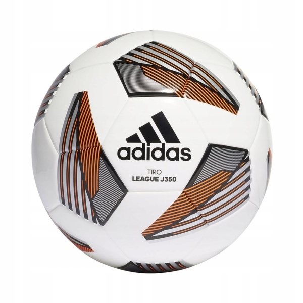 Futbalové lopty Adidas, Tiro League J350, veľkosť 4, farba biela a oranžová Futbalové lopty Adidas, Tiro League J350, veľkosť 4, farba biela a oranžová