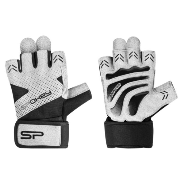 Fitness rukavice Spokey, Lady Fit, 928972, veľkosť L, farba fialovo-sivá Fitness rukavice Spokey, Lady Fit, 928972, veľkosť L, farba fialovo-sivá