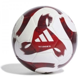 Futbalový lopta Adidas Tiro League TB, veľkosť 5, bordovo-biela farba