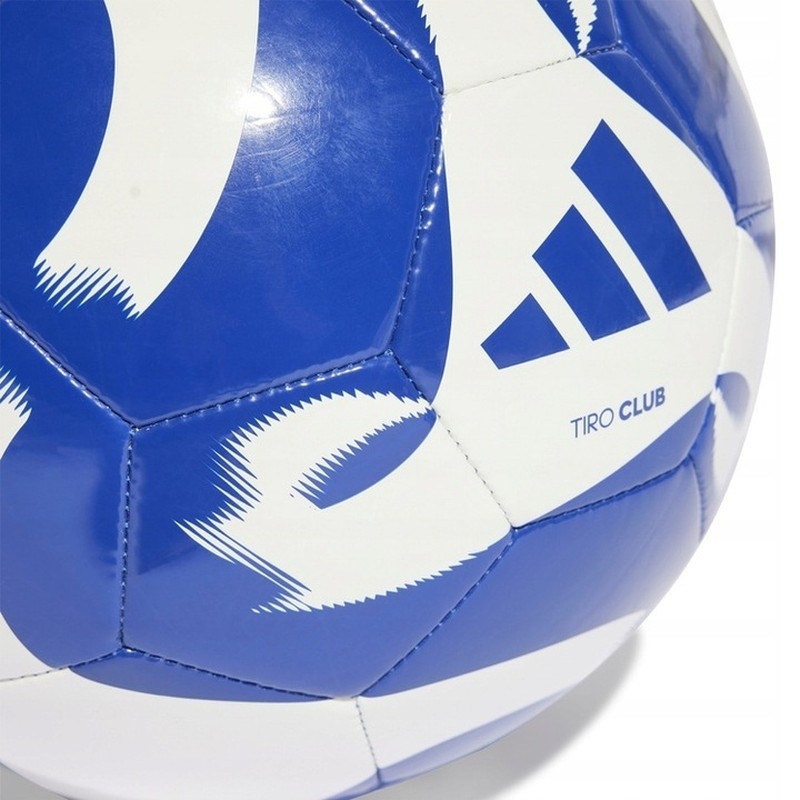 Futbalové lopty Adidas Tiro Club, veľkosť 5, farba biela a modrá