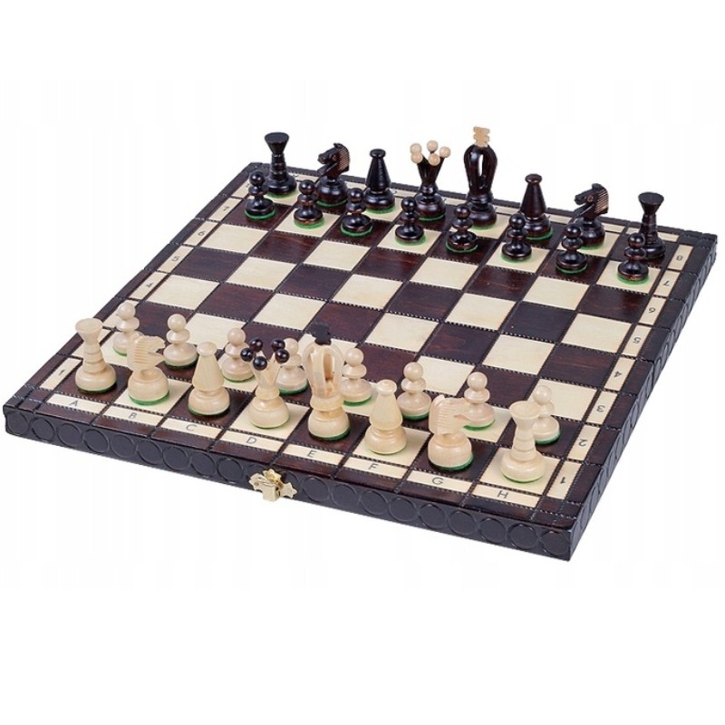 Drevený kráľovský šach, stredný - Sunrise Chess & Games