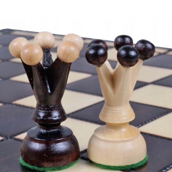 Drevený kráľovský šach, stredný - Sunrise Chess & Games