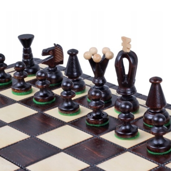 Drevený kráľovský šach, stredný - Sunrise Chess & Games