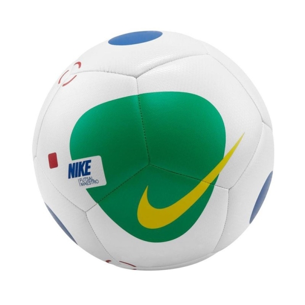 Halový futbal Nike Futsal Maestro, veľkosť 4, farba bielo-zeleno-modrá Halový futbal Nike Futsal Maestro, veľkosť 4, farba bielo-zeleno-modrá