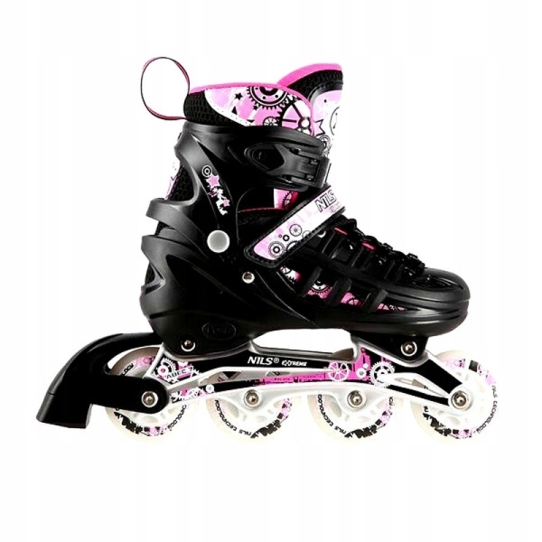 Inline korčule A-l, Nils Extreme 4-in-1 LED, NH10905, veľkosť (L) 39-42, farba čierna/ružová Inline korčule A-l, Nils Extreme 4-in-1 LED, NH10905, veľkosť (L) 39-42, farba čierna/ružová