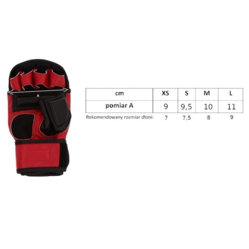 MMA rukavice M-s GFS-5, veľkosť S