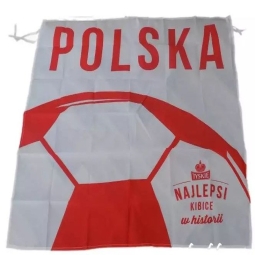 Vlajka 100 x 100 cm, červená a biela