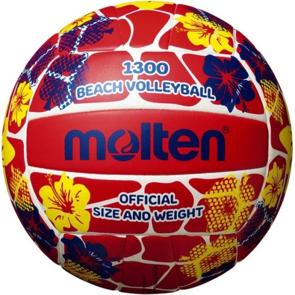 Plážová volejbalová lopta Molten V5B1300-FR, veľkosť 5 Plážová volejbalová lopta Molten V5B1300-FR, veľkosť 5