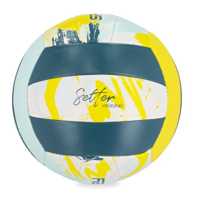 Volejbalová lopta Spokey Setter, veľkosť 5, modrá, námornícka a biela farba