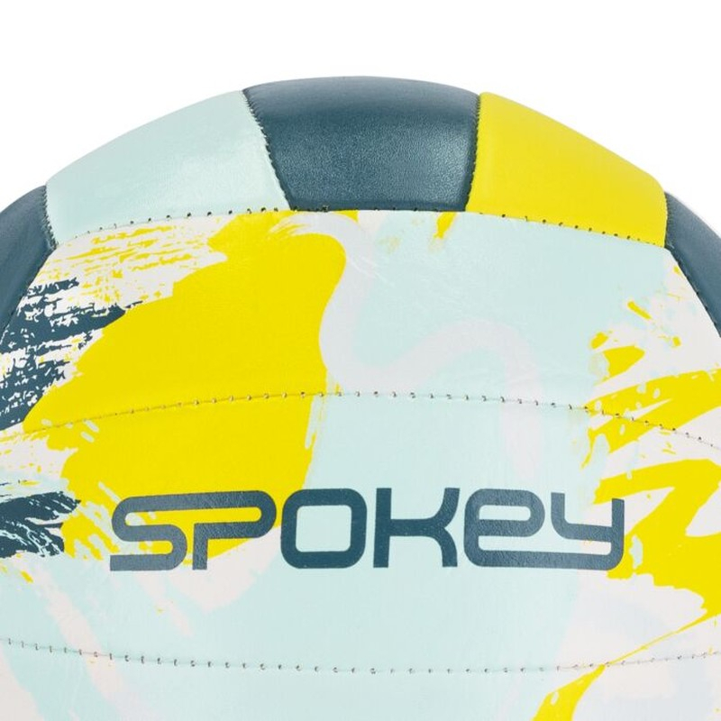 Volejbalová lopta Spokey Setter, veľkosť 5, modrá, námornícka a biela farba