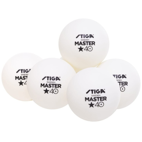 Loptička na stolný tenis Stiga Master biela