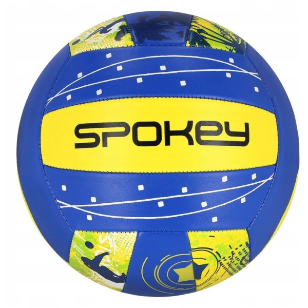 Volejbalová lopta Spokey Libero, veľkosť 5, žlto-modrá farba Volejbalová lopta Spokey Libero, veľkosť 5, žlto-modrá farba