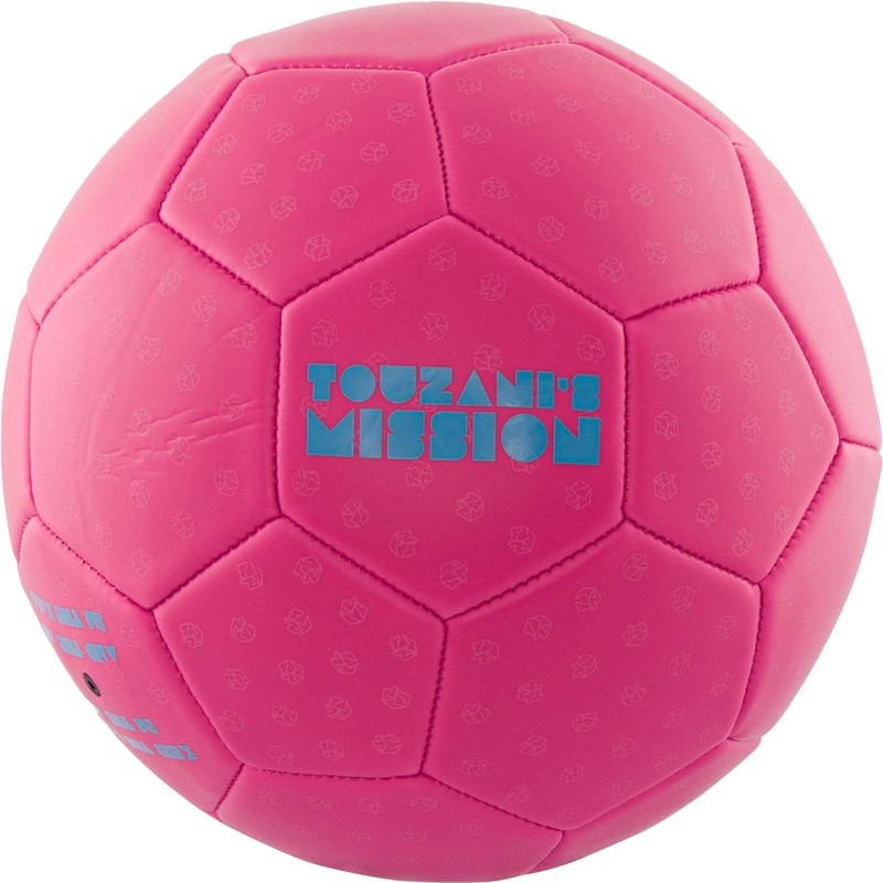 Futbalová lopta Touzanis Mission, veľkosť 5, farba ružová