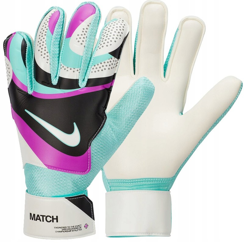Brankárske rukavice Nike GK Match, veľkosť 4, viacfarebné