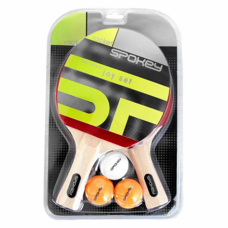 Súprava na stolný tenis Spokey Roll Joy 2 rakety + sieťka + 3 loptičky