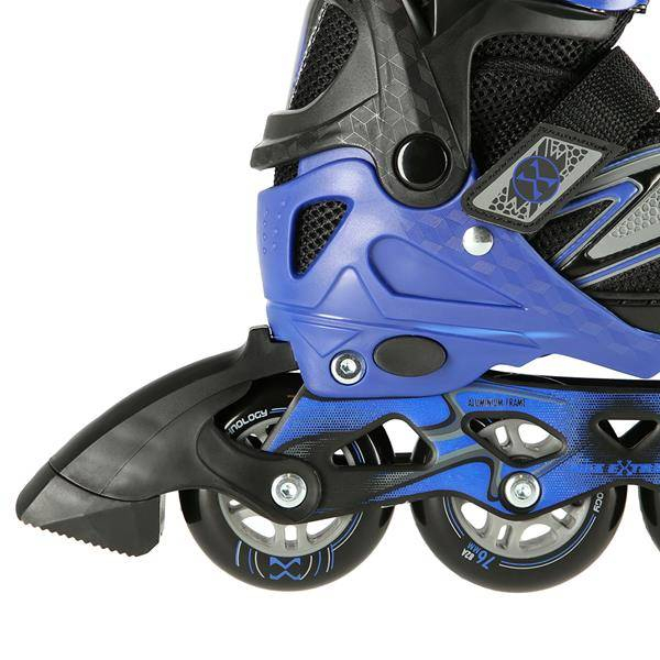 Inline korčule Nils Extreme, NA11010, čierna/modrá farba