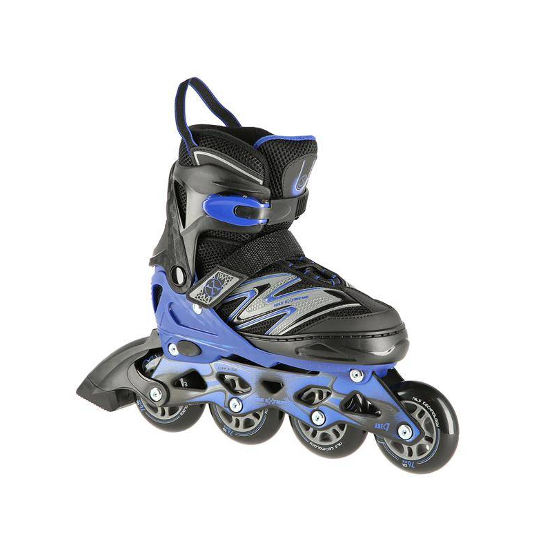 Inline korčule Nils Extreme, NA11010, čierna/modrá farba