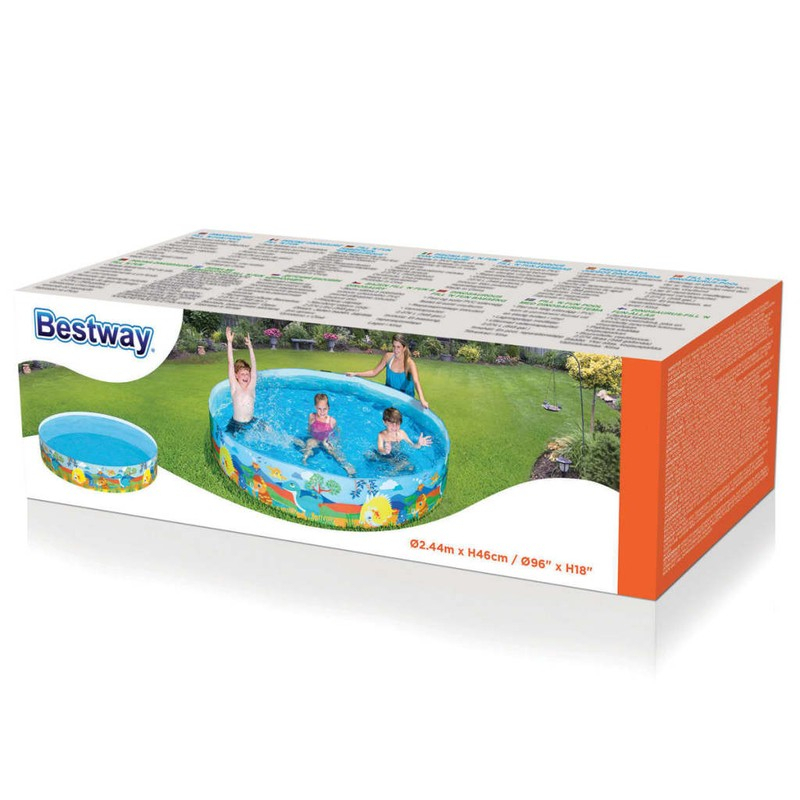 Bazén 244 x 46 cm, Bestway Pool Dinosaur Fill'N Fun, 55001