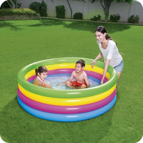 Dúhový nafukovací bazén 157 x 46 cm Bestway 51117