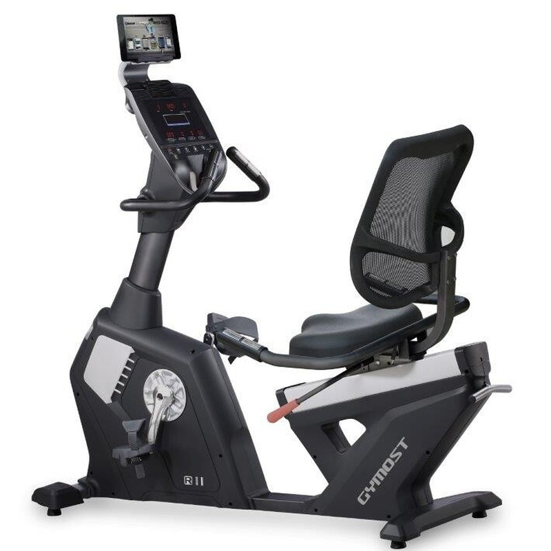 Turbo R11 LED Gymost horizontálny elektromagnetický cvičebný bicykel