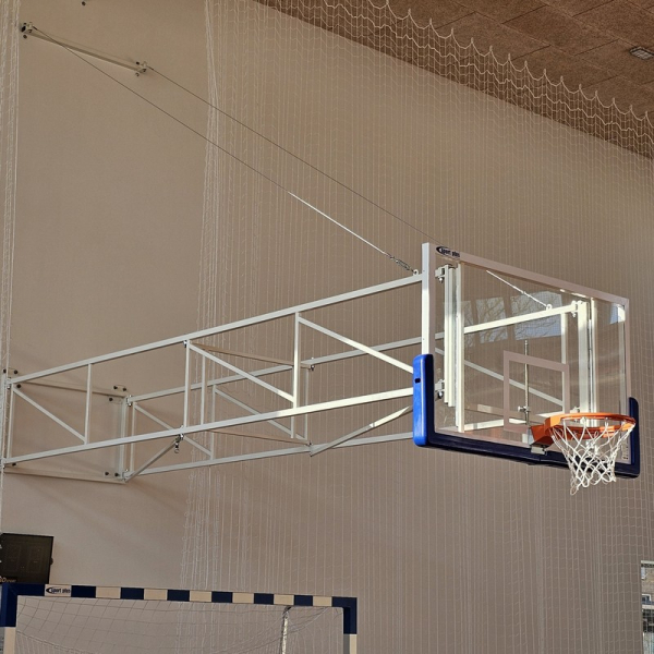 Výklopná konštrukcia s úchytmi, pre tabule 180x105 cm, sklopná na jednu stranu
