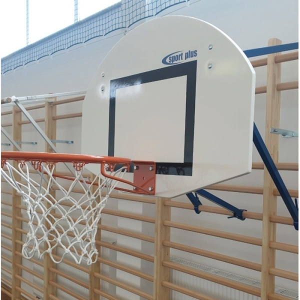 Basketbalová súprava zavesená na gymnastickom rebríku, s doskou typu MiniStreetBall 90 x 70 cm Basketbalová súprava zavesená na gymnastickom rebríku, s doskou typu MiniStreetBall 90 x 70 cm