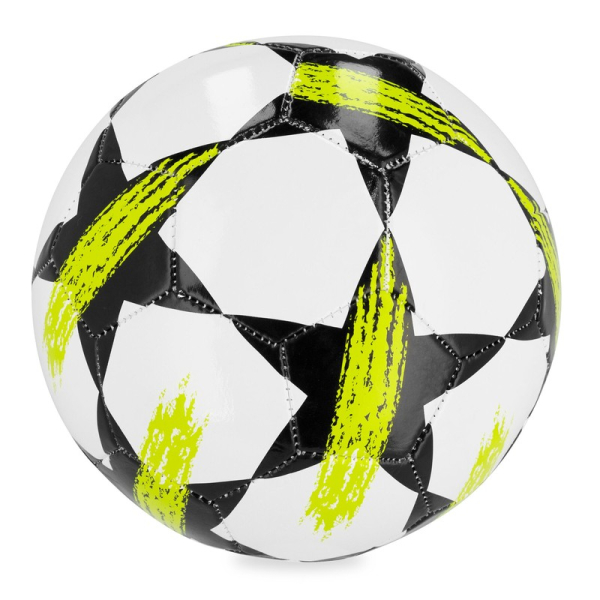 Futbalová lopta Spokey Goal, veľkosť 5, bielo-čierno-žltá farba
