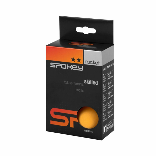 Spokey loptička na stolný tenis Skilled 2 * oranžová