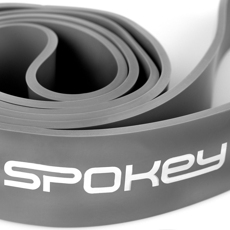 Tréningová guma Spokey 920958, odolnosť 25-40 kg, sivá farba
