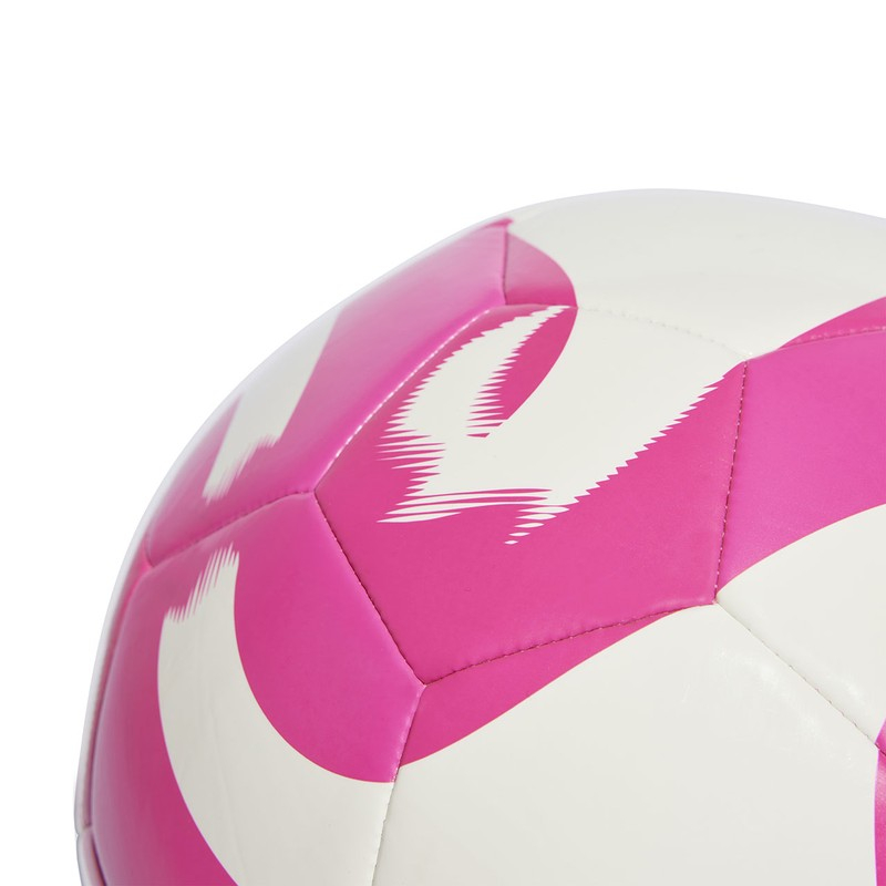Futbalové lopty Adidas Tiro Club, veľkosť 5, farba biela a ružová