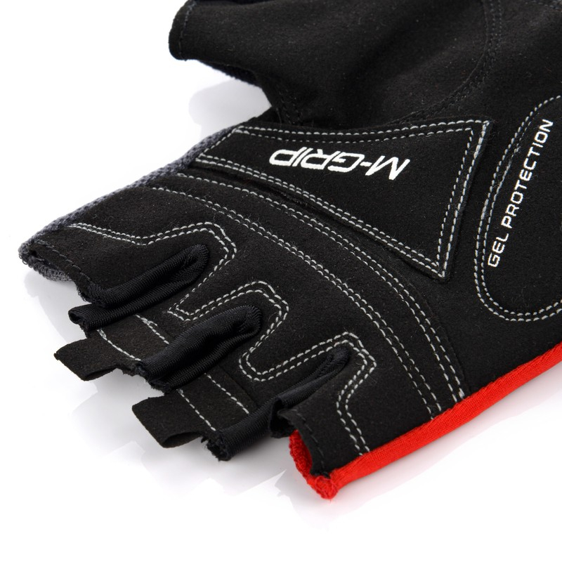 Cyklistické rukavice Meteor Gel GX33 červené