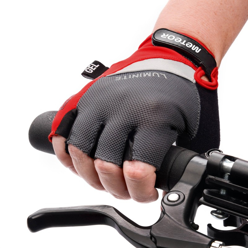 Cyklistické rukavice Meteor Gel GX33 červené