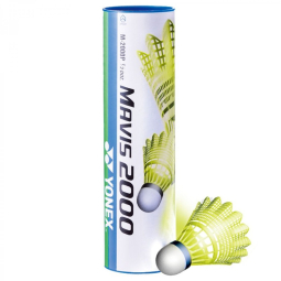 Badmintonová raketa Yonex Mavis 2000, stredná rýchlosť, žltá