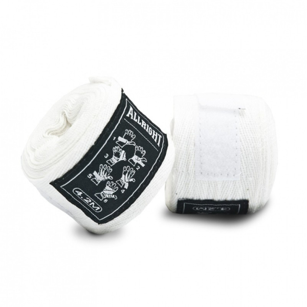 ALLRIGHT boxerská bandáž 4,2 m, biela ALLRIGHT boxerská bandáž 4,2 m, biela