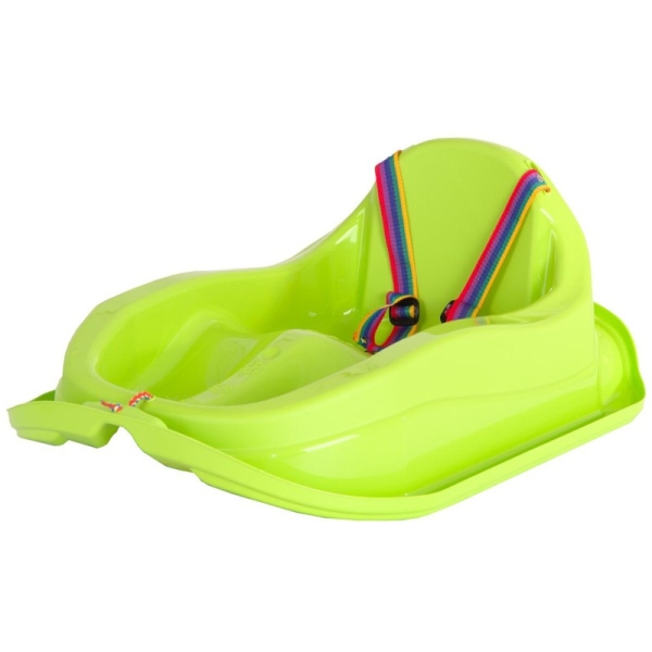 Mini plastové sánky, zelené Mini plastové sánky, zelené