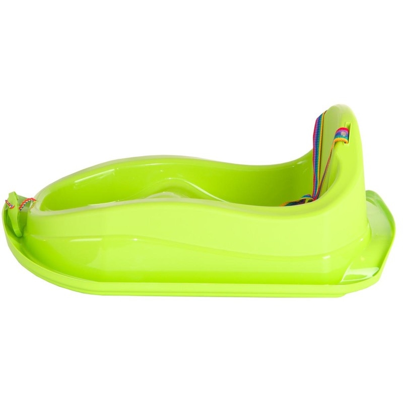 Mini plastové sánky, zelené