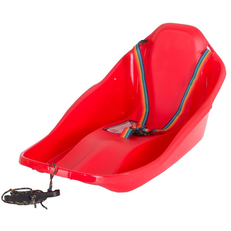 Plastové sánky Mini Topo, červené