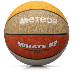 Meteor Whats Up basketbal, oranžová a béžová farba