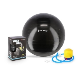 Gymnastická lopta HMS 55 cm, čierna farba
