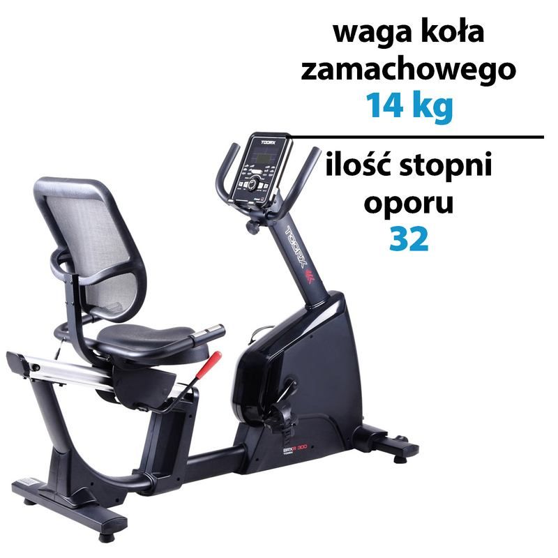 Magnetický ležatý bicykel TOORX BRX-R300